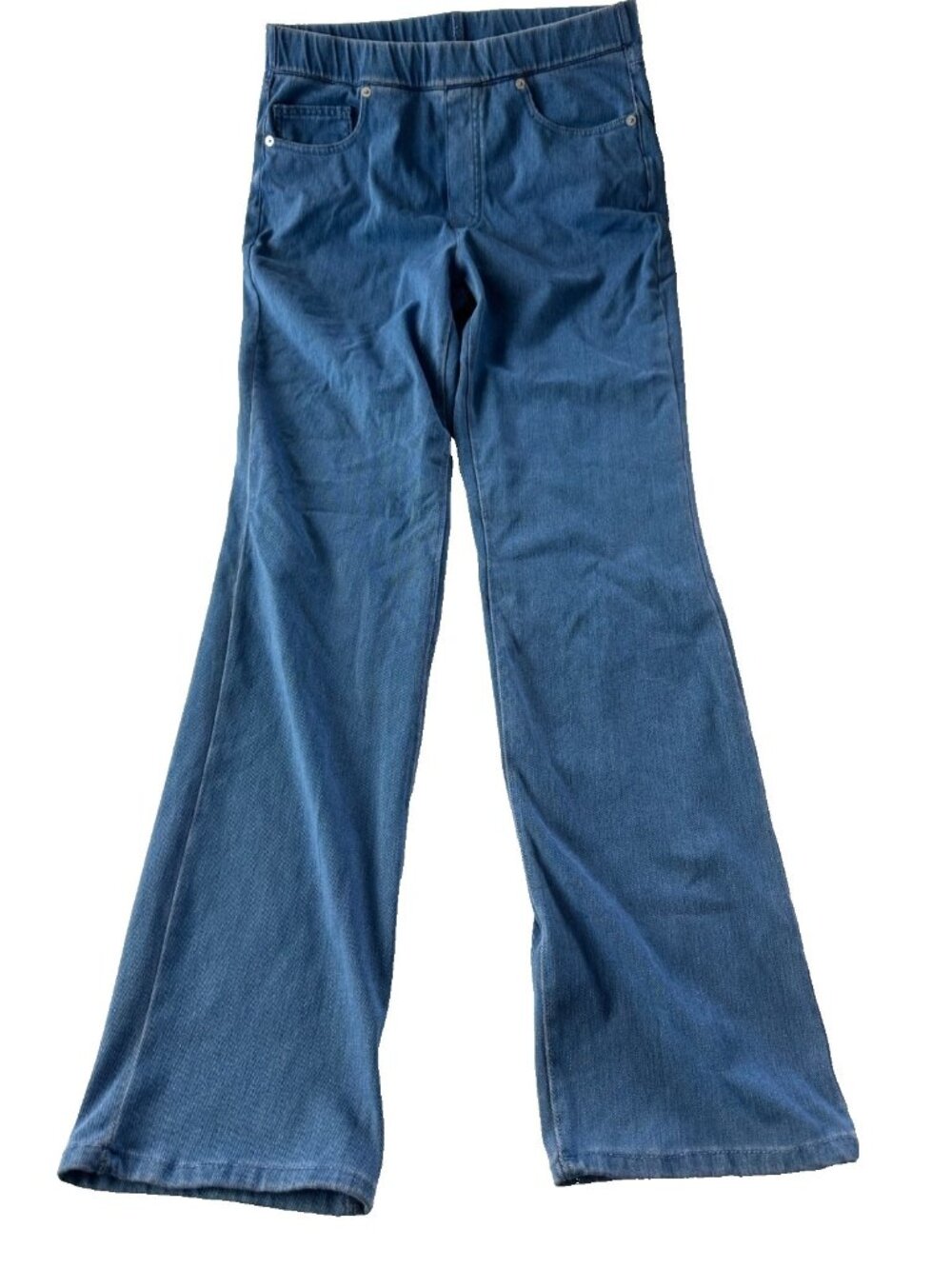 Lands End Womens Small Starfish Jean Pull on Flare Stretch NEW